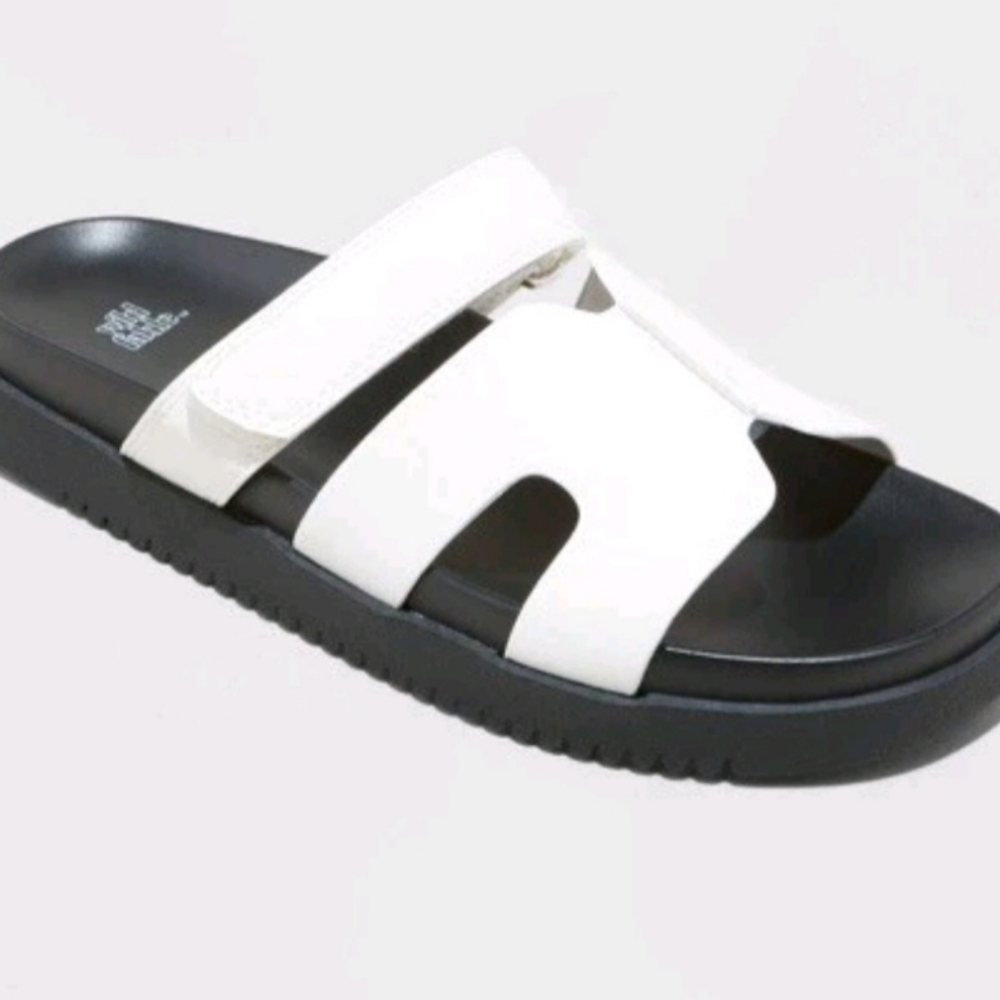 SOLD!!! Wild Fable Woman’s Slides, Shoes, Sandals - WHITE OFF/HAYLEY - Size 11